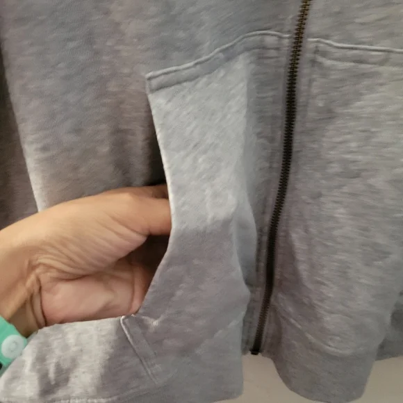 Prana Vintage Terry FZ Hoodie Size Medium